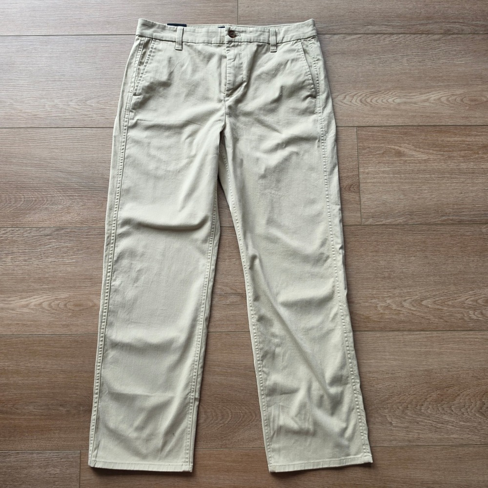 J.Crew Everyday Chino Pant Khaki Tan Straight Leg Trousers, Womens Sz 10 NWT